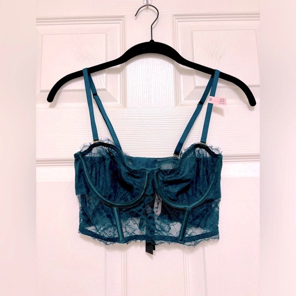 NWT Victoria’s Secret VS Archives Rose Lace Corset Top - Picture 4 of 7